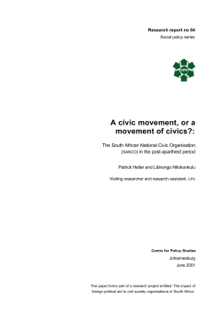 National Civic Organisation