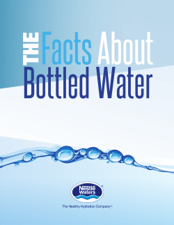 of bottled water
