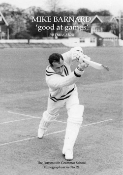 Mike Barnard - The Portsmouth Grammar School