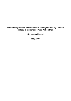 Millbay and Stonehouse Area Action Plan