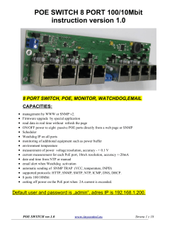 poe switch - Tinycontrol