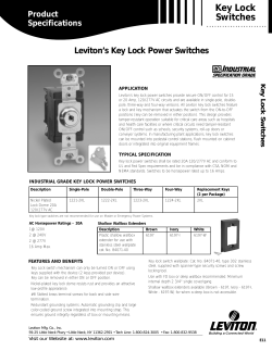 Key Lock Switches
