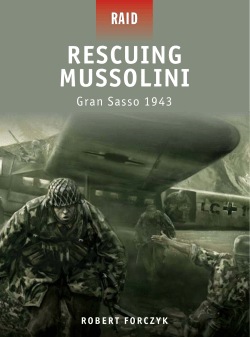 rescuing mussolini - Presteigne Broadcast Hire