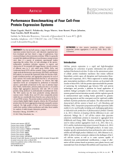 Performance benchmarking of four cell