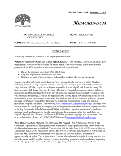 city council agenda reports