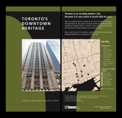 toronto`s downtown heritage