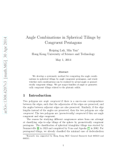 Angle Combinations in Spherical Tilings by Congruent Pentagons