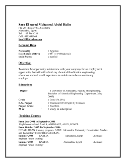 Sara El sayed Mohamed Abdel Hafez