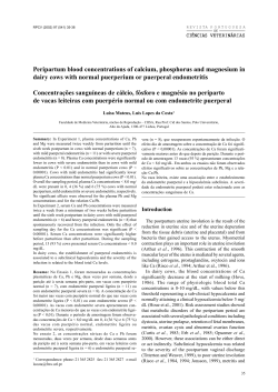 Revista SPCV - Faculdade de Medicina Veterin&aacute;ria