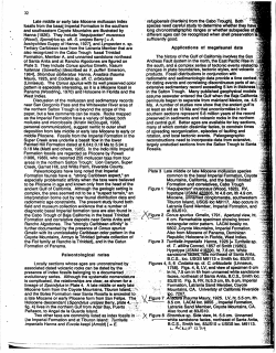 Late middle or early late Miocene molluscan index fossils from the