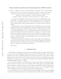 Baryon chemical potential and in-medium properties of BPS skyrmions