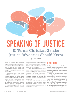 10 Terms Christian Gender Justice Advocates Should Know