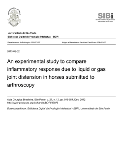 An experimental study to compare inflammatory
