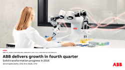ABB delivers growth in fourth quarter