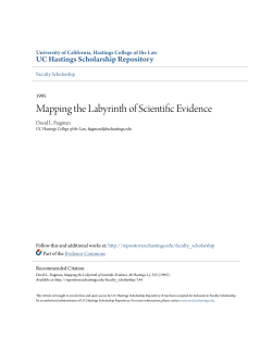 Mapping the Labyrinth of Scientific Evidence