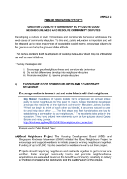 Public education efforts