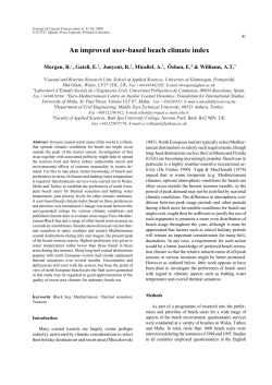 An improved user-based beach climate index