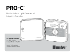PRO-C&reg; - Hunter Industries