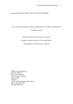 Can a witness report hearsay evidence unintentionally