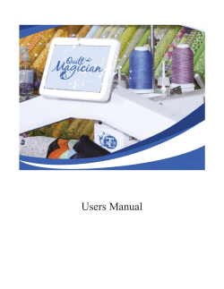 Quilt Magician Manual