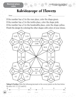 Kaleidoscope of Flowers
