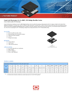 Good-Ark Electronics 2A-3A, 800V, E91 Bridge Rectifier Series
