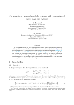 On a nonlinear, nonlocal parabolic problem with conservation of