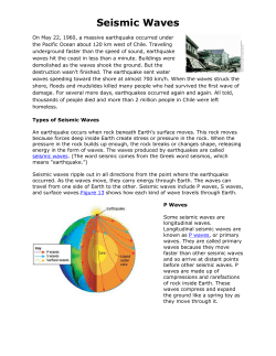 Seismic Waves