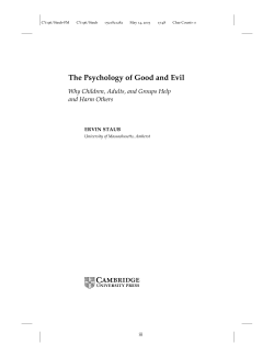 The Psychology of Good and Evil - Assets