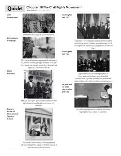 Print &rsaquo; Chapter 18 The Civil Rights Movement | Quizlet