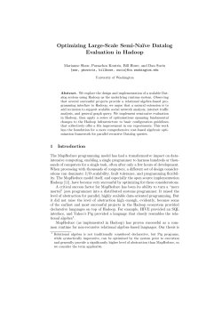 Optimizing Large-Scale Semi-Na&uml;ıve Datalog Evaluation in