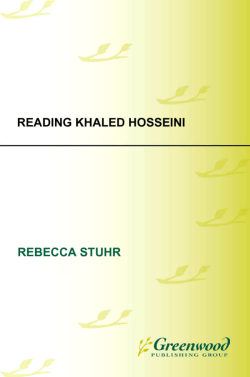 Reading Khaled Hosseini