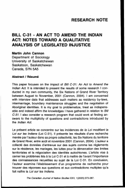 an act to amend the indian act