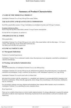 Summary of Product Characteristics