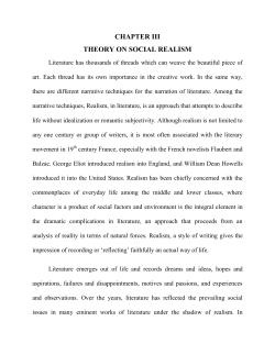 chapter iii theory on social realism