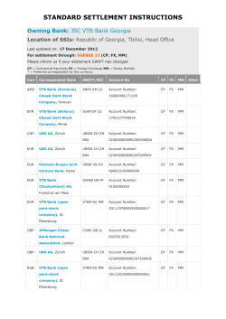 correspondent banks.