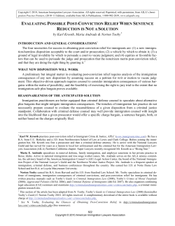 evaluating possible post-conviction relief when sentence reduction