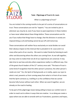 Learn More - Pilgrimage of Trust STL