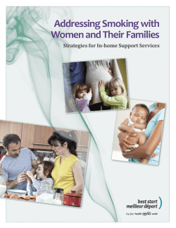 Addressing Smoking with Women and Their Families