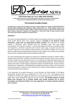 US Scented Candles Study