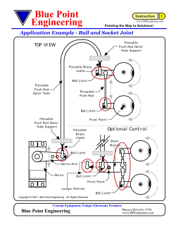 Example Applications of Ball Joints