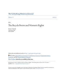 The Bicycle Boom and Women`s Rights