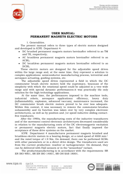 permanent magnets electric motors