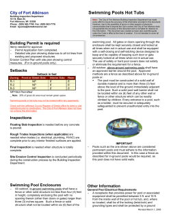 Swimming Pools Hot Tubs