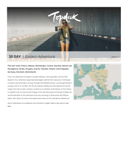 30 DAY | Eastern Adventure