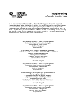 Imagineering - Spring Harvest