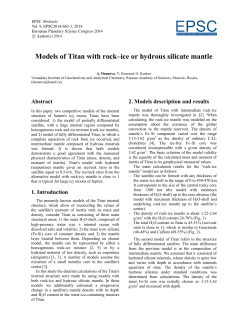 Models of Titan with rock&ndash;ice or hydrous silicate mantle