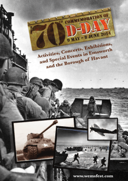 Activities, Concerts, Exhibitions, and Special