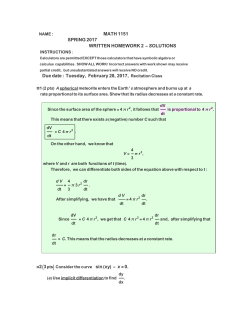 SOLUTIONS WRITTEN HOMEWORK 2.nb