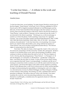 15/AJ1 - Journal of Art Historiography